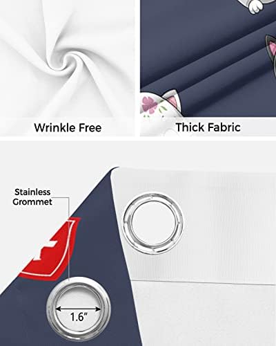 Falaniique Japanese Noren Door Curtain 42x84 Blackout Thermal Insulated Privacy Divider