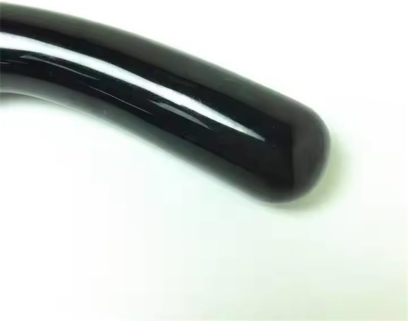 MOONLIGHTCRYSTAL Bent Shape Obsidian Massage Stick Wand 18cm for Women Gift 1pc