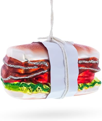 BestPysanky Fresh Sandwich Blown Glass Christmas Ornament