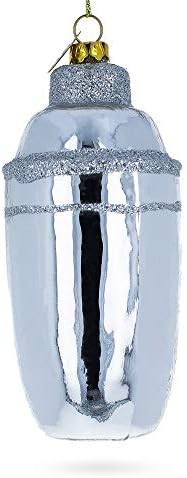 Bar Cocktail Shaker Glass Christmas Ornament 1