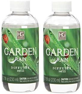 Hosley Aromatherapy Garden Rain Diffuser Refill Set of 2 O4