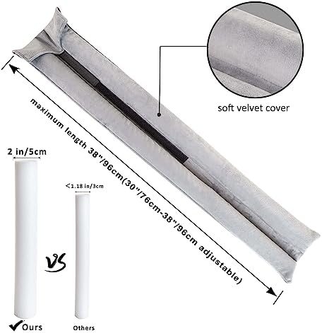Marwood Adjustable Draft Stopper for Door and Window