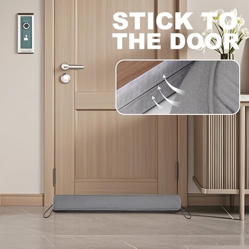 Door Draft Stopper Weighted Triangular Gap Filler for All Seasons