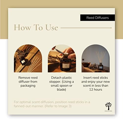 PRISTINE Himalayan Tea Scent Reed Diffuser Set