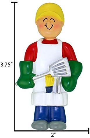 Personalized Grill Christmas Ornament 2024