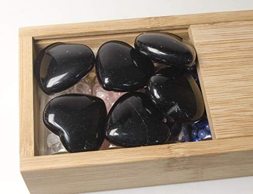 30mm Natural Crystal Quartz Heart Shaped Palm Stone for Chakra Balancing