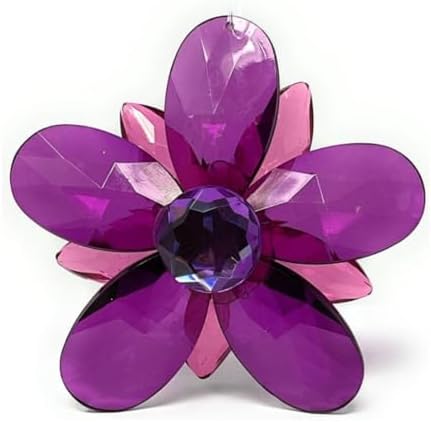 Ganz Dark Purple Garden Party Flower Ornament