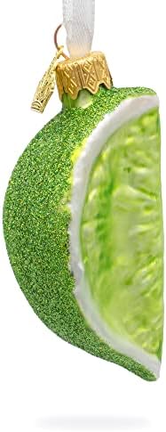 Lime Slice Glass Christmas Ornament from BestPysanky