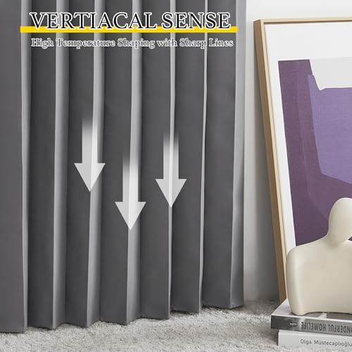 NICETOWN Blackout Curtain Panel 100 Wide 84 Long