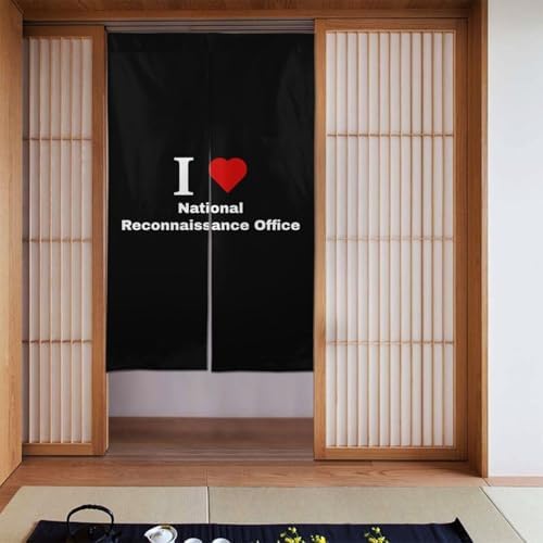 I Love National Reconnaissance Office Blackout Curtain Panel 34x56in