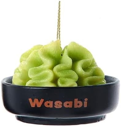 Wasabi Christmas Ornament Spicy Sushi Lover 25 Inch