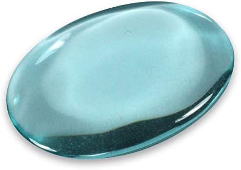 CrystalAge Blue Obsidian Palm Stone 70x50mm