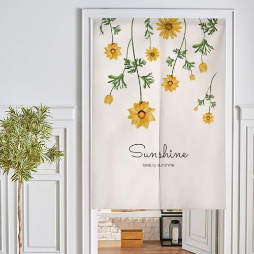 Privacy Thermal Insulated Door Shades with Telescopic Rod