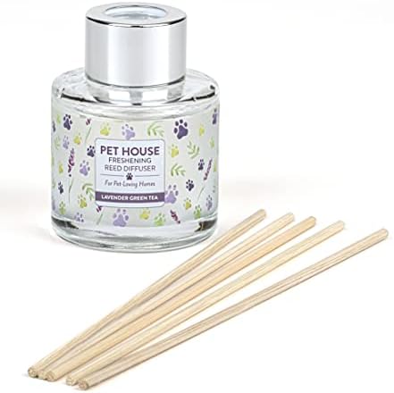 One Fur All Pet House Reed Diffuser Set Lavender Green Tea