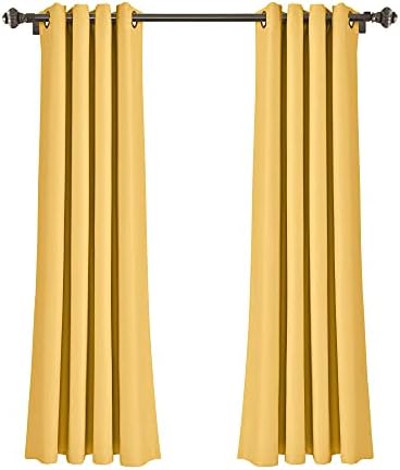 Lush Decor Insulated Grommet Blackout Curtains Pair 52x63