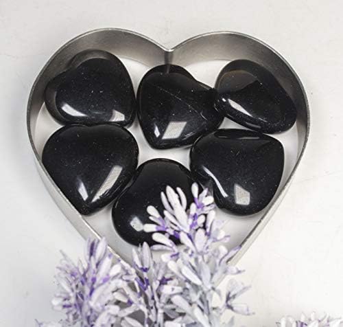 30mm Natural Crystal Quartz Heart Shaped Palm Stone for Chakra Balancing
