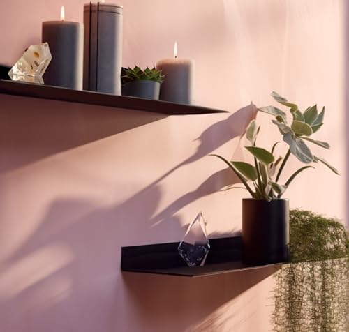 DIY CARTEL Linear Floating Shelf Matte Black Made in USA