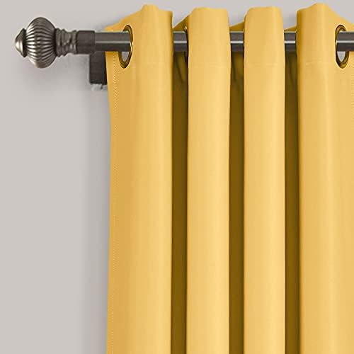 Lush Decor Insulated Grommet Blackout Curtains Pair 52x63