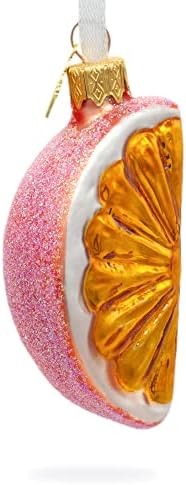 Orange Slice Glass Christmas Ornament by BestPysanky