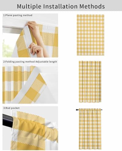 Self Adhesive Portable Curtains for Windows and Doors