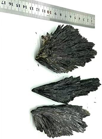 3pc Natural Crystal Black Kyanite Stones for Home Decoration