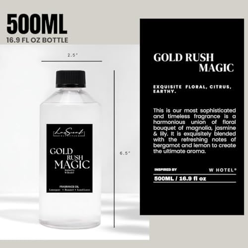 Luxscents Collection Aroma Diffuser Oil 500ML Gold Rush Magic