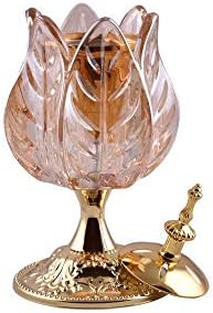 Tulip Shaped Glass Incense Burner 1