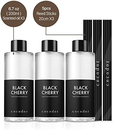 Cocodor Black Cherry Reed Diffuser Refill 3 Pack