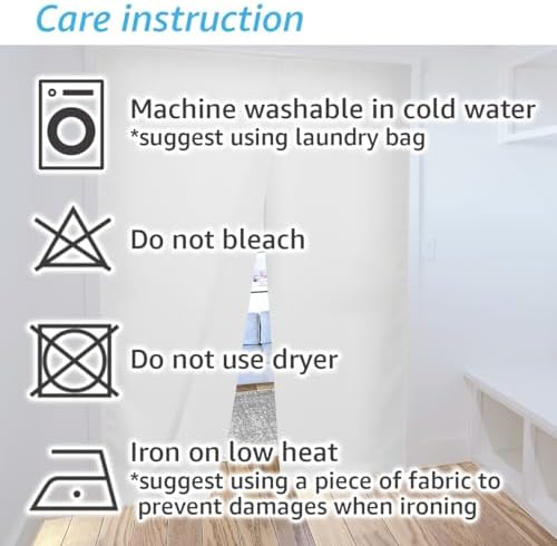 Thermal Insulated Noren Door Curtain for Privacy and Light Blocking