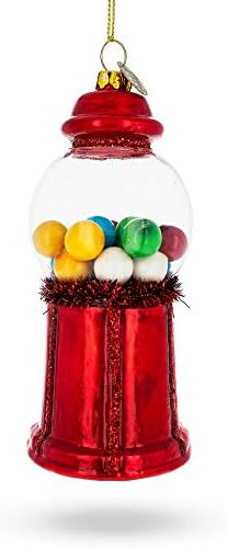 Sweet Candy Vending Machine Blown Glass Christmas Ornament 1
