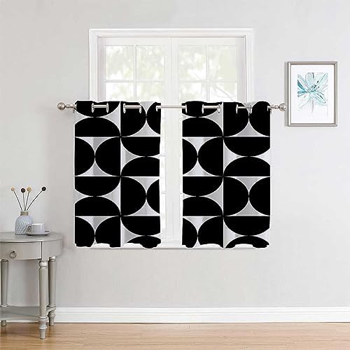 YANFENQI Block Out Curtains 2 Panels Grommet Blackout