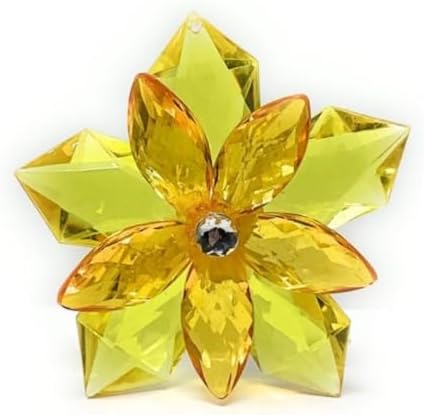 Ganz Yellow Garden Party Flower Ornament