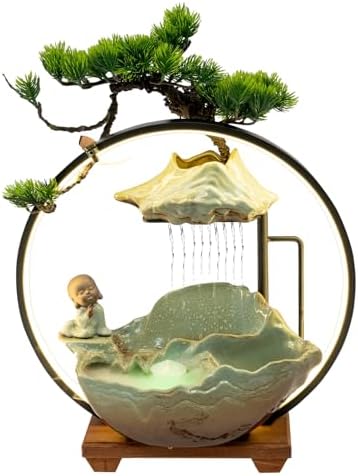 Modern LED Incense Burner Fountain 157X47X163 Inch Desk Water Feature