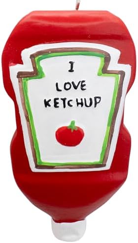 I Love Ketchup Tomato Bottle Christmas Tree Ornament