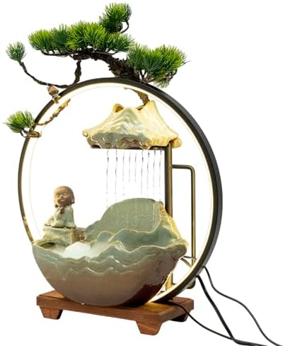 Modern LED Incense Burner Fountain 157X47X163 Inch Desk Water Feature
