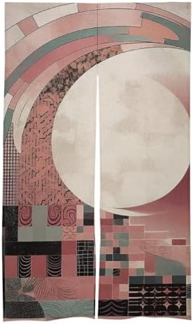 Japanese Noren Puzzle Printed Door Curtain 34x57 Inch Panel