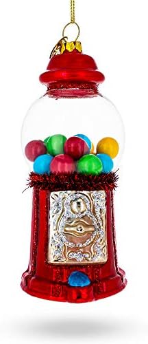 Sweet Candy Vending Machine Blown Glass Christmas Ornament 1