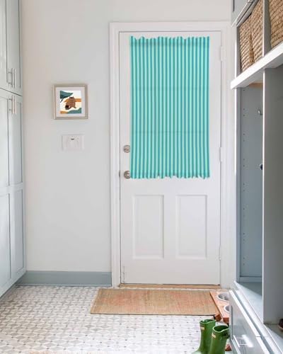 Modern Striped French Door Curtain 54W x 40L
