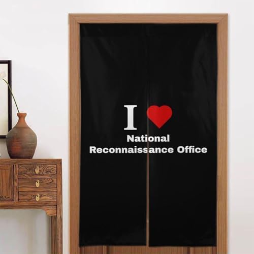 I Love National Reconnaissance Office Blackout Curtain Panel 34x56in