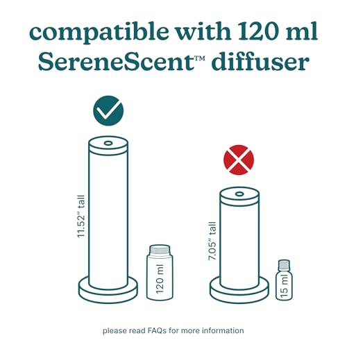 HoMedics SereneScent Vanilla Cedarwood Fragrance Oil 120ml