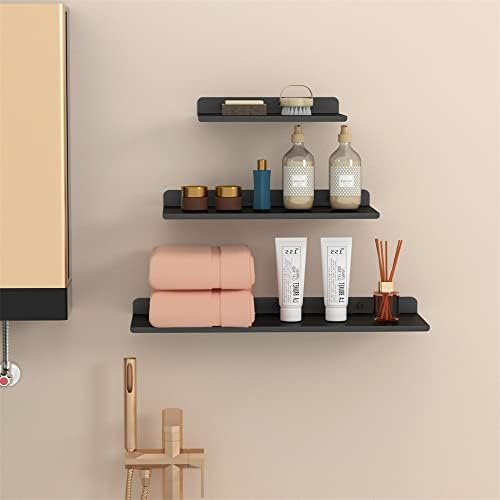 Alonsoo Stainless Steel Floating Shelves Organizer 3 Pack