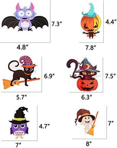 Annymall Halloween Ceiling Hanging Decorations 6PCS
