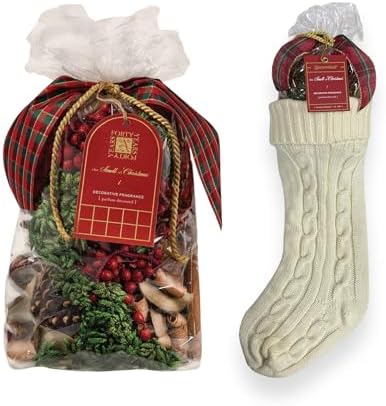 Speedy Imprints Aromatique Smell of Christmas Potpourri Bag 14oz with Bonus Stocking