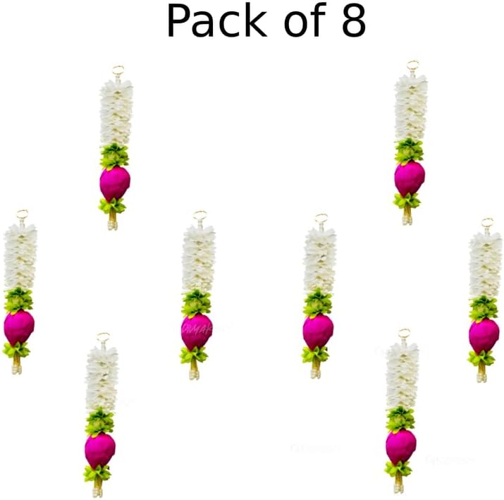 Lotus Hanging 8Pcs - 10 Inch Floral Wall Decor