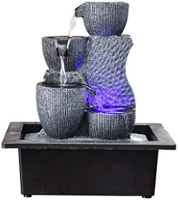 Simple Geometric Indoor Fountain for Bedroom Living Room Home Office