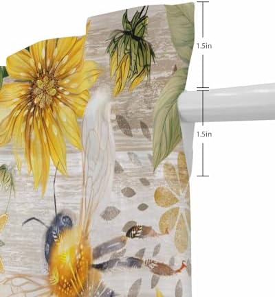 French Door Curtain with Rod Pocket and Tieback 1