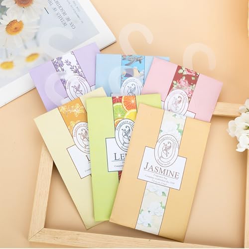 Wardrobe Fresheners with 6 Natural Scents and Hanging Hooks