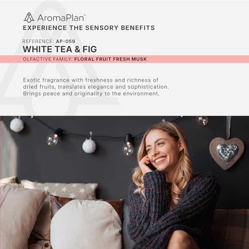 AROMAPLAN Hotel Scents White Tea Fig 5 Fl Oz