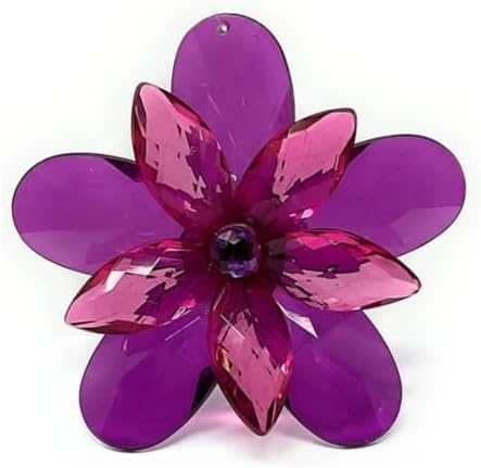 Ganz Dark Purple Garden Party Flower Ornament