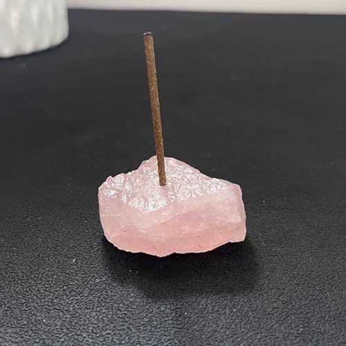 Natural Raw Crystal Incense Holder Set - 3 Stones